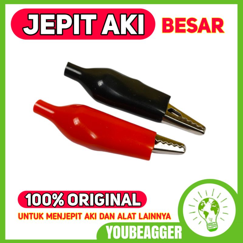 Capit Aki Besar 1 pasang merah dan hitam