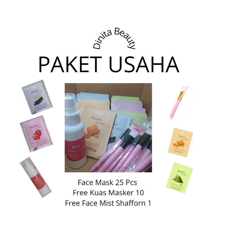Paket Reseller Masker Organik Dinita Beauty