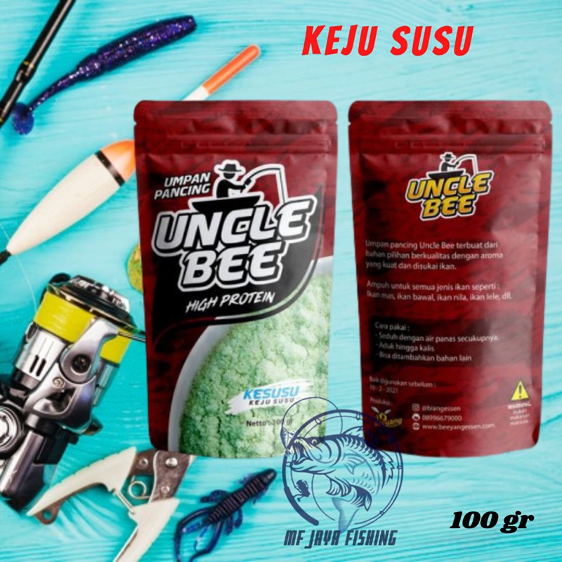 UMPAN BAWAL GALATAMA HARIAN UMPAN BAWAL SIAP PAKAI UNCLE BEE VARIAN KEJU SUSU 100GR