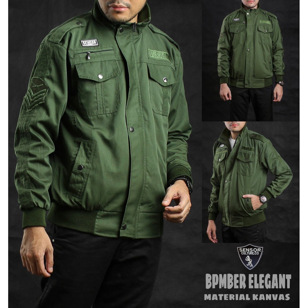 Jaket Pria / Jaket Bomber Pria Elegant Terbaru Original Distro Sensor