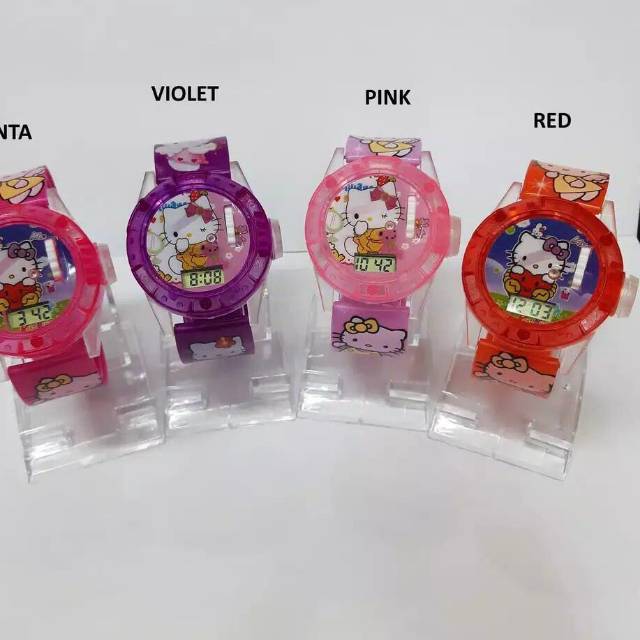 JAM TANGAN ANAK MURAH KARAKTER PROYEKTOR LASER REDY BANYAK HARGA MURAH