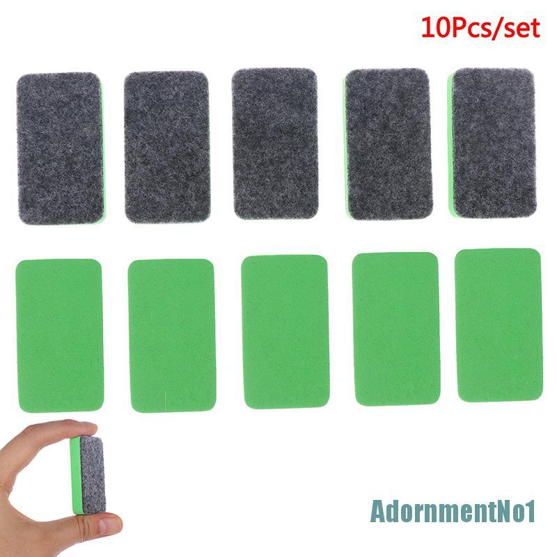 (AdornmentNo1) 10pcs Penghapus Papan Tulis Mini Untuk Anak Sekolah / Kantor