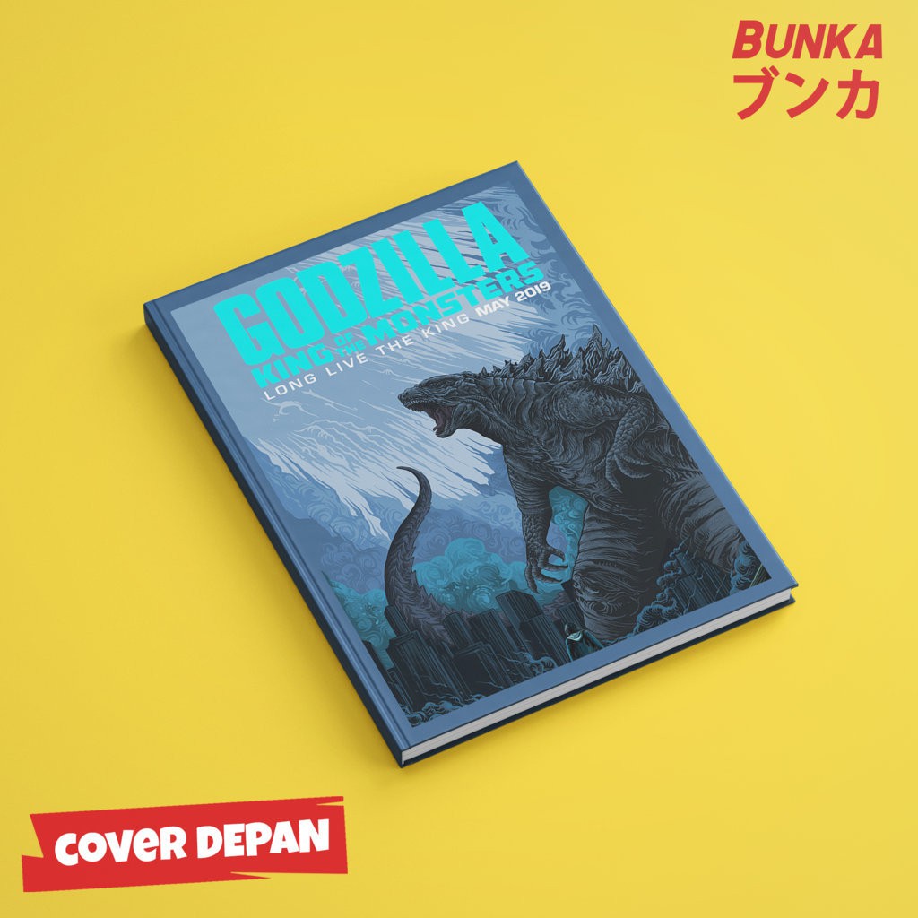 

Notebook Godzilla 4A Hardcover A5 Buku Tulis Catatan Note Agenda Planner Jurnal