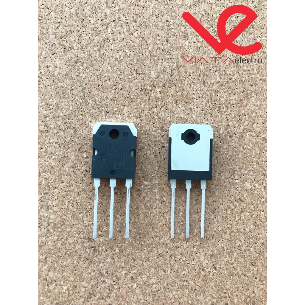 D718 ASLI ORIGINAL (1 buah) TRANSISTOR  D718 ORI D 718 MERK KEC new