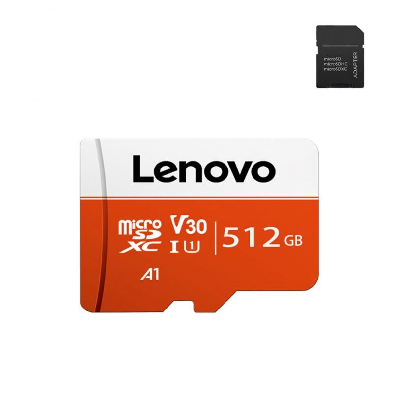 Lenovo 512GB Kartu Memori Micro SD TF Mini Flash Kecepatan Tinggi 256GB