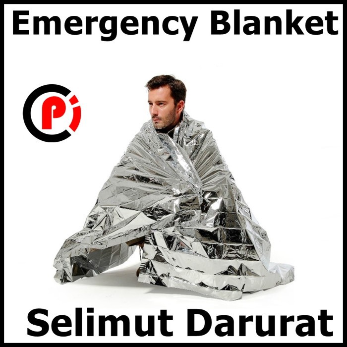 TaffSPORT Emergency Blanket Selimut Darurat 130 x 210 cm Type SL03 001