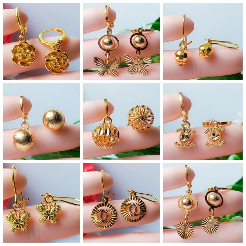 Anting Pendek Bulat Murah