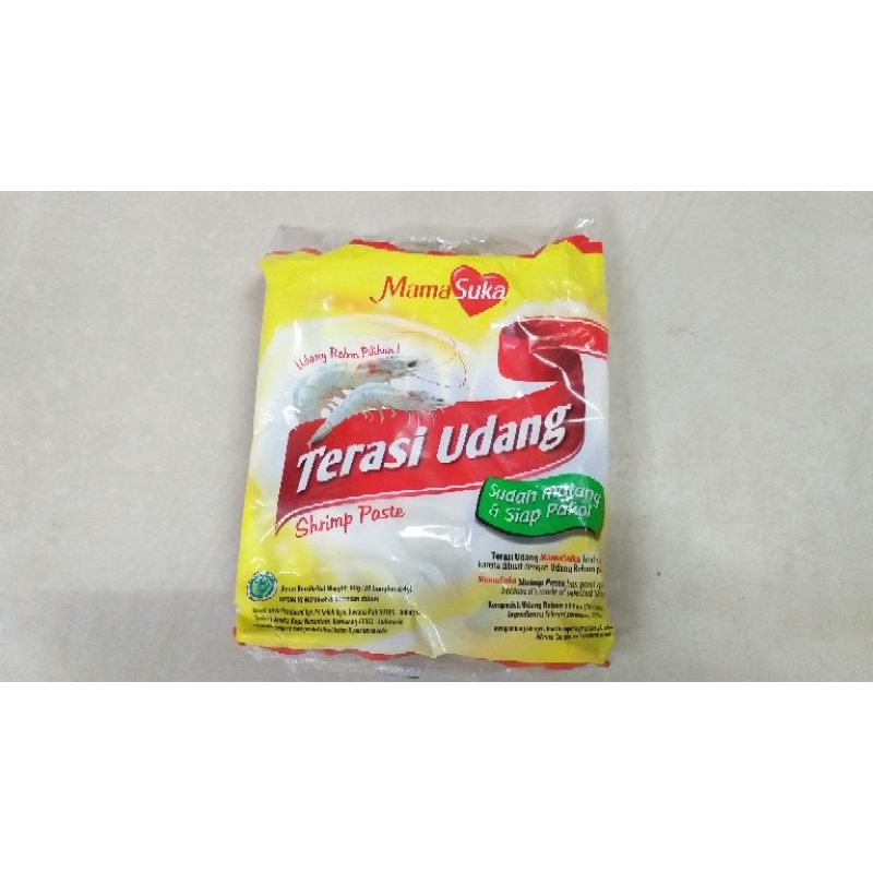 

mamasuka terasi udang 80gr . 1 bungkus isi 20 pcs
