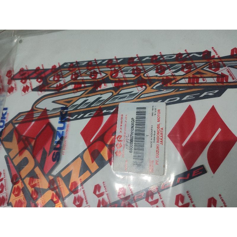 Striping Stiker List Body Suzuki Smash New NR 1 Original SGP