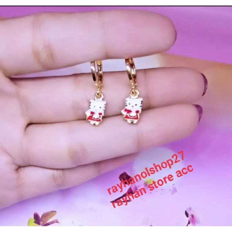 Anting Anak anak motif hello Kitty 02 Terlaris