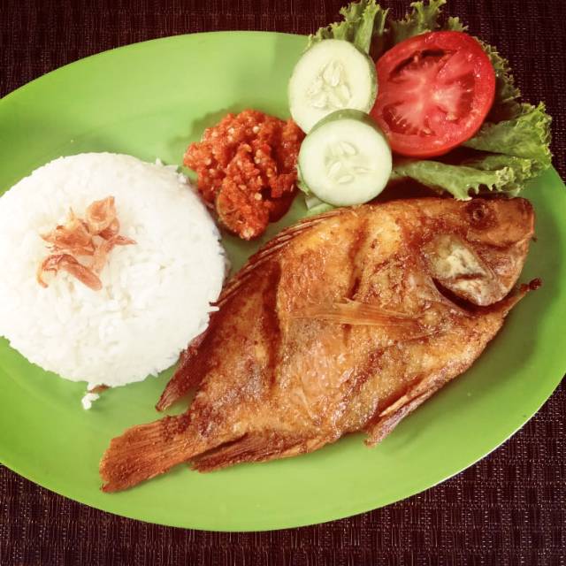 ikan nila goreng