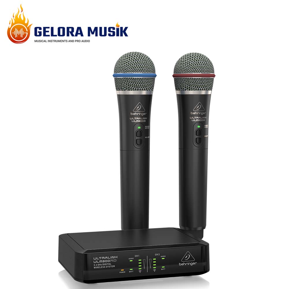 Behringer ULM302MIC Wireless Dual Handheld Microphone System
