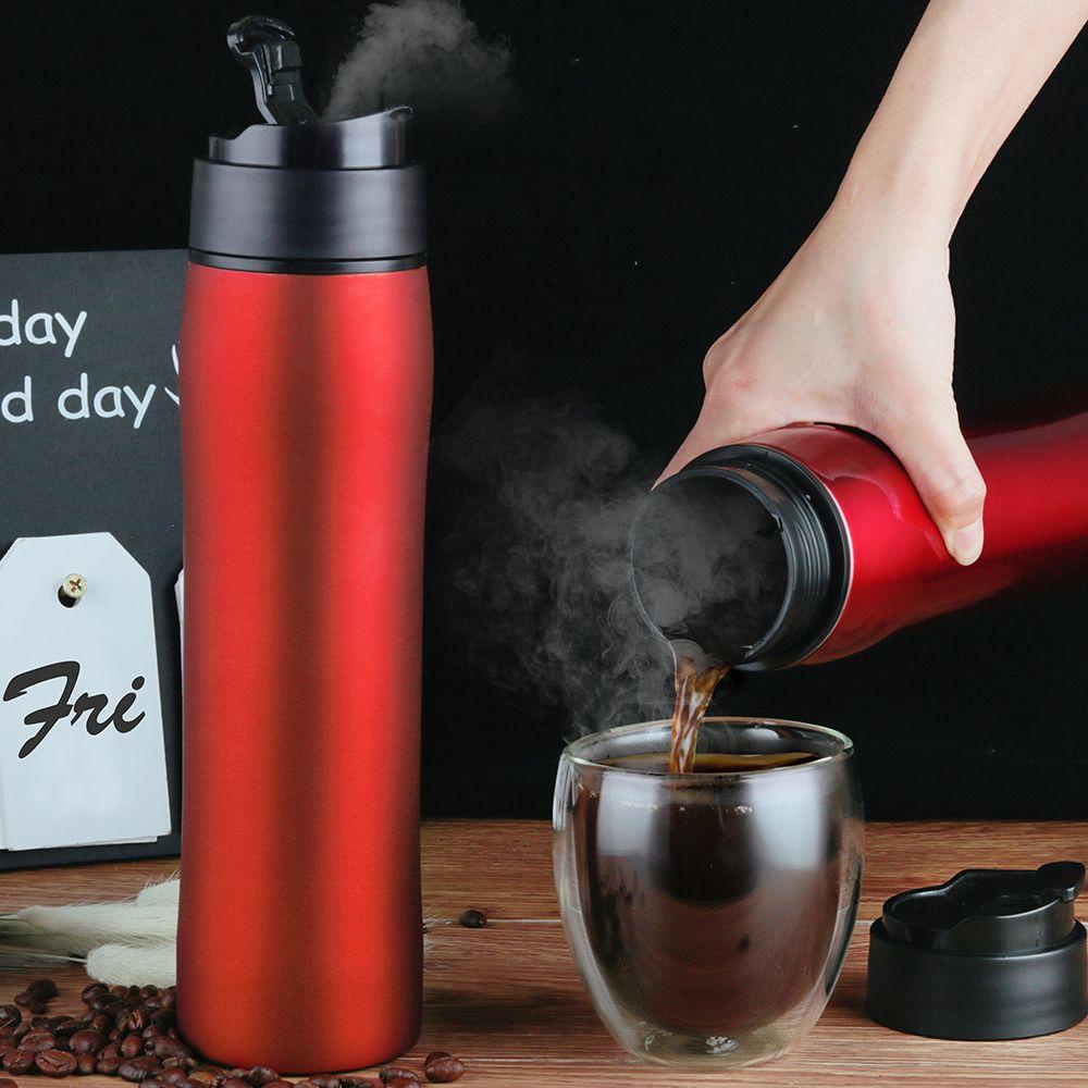 Solighter 350ML French Press Manual Dengan Filter Stainless Steel Self-Lock Espresso Coffee