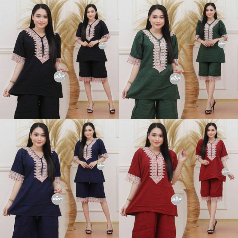 Daster Arab / One Set / Setelan Baju Tidur