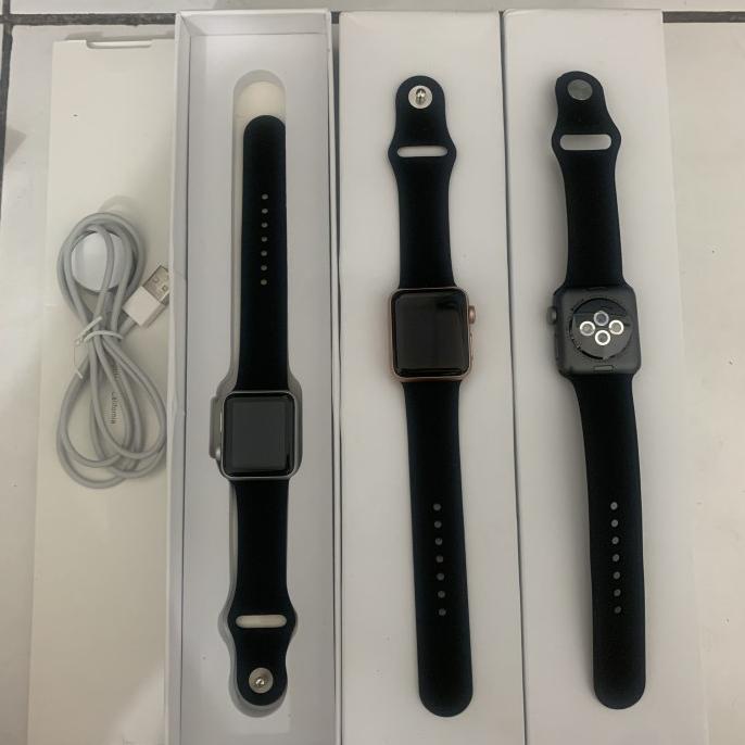 (BISA COD) Apple i Watch Series 3 - 38mm - Bekas - Second - Fullset