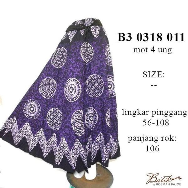 ROK KLOK CAP BOLA ZIGZAG B30318011 . ROK PAYUNG . ROK BATIK MODERN PROMO