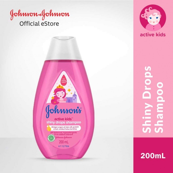 johnsons active kids shiny drops shampoo/ gold