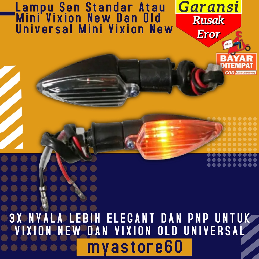 Lampu Sen Standar Atau Mini Vixion New Dan Old Universal Lampu Sein Mini Vixion Baru Vixion Lama