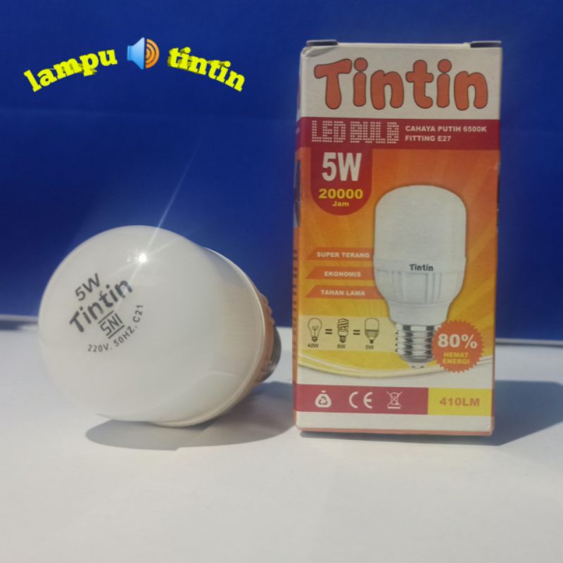 LAMPU LED TINTIN 5 WATT