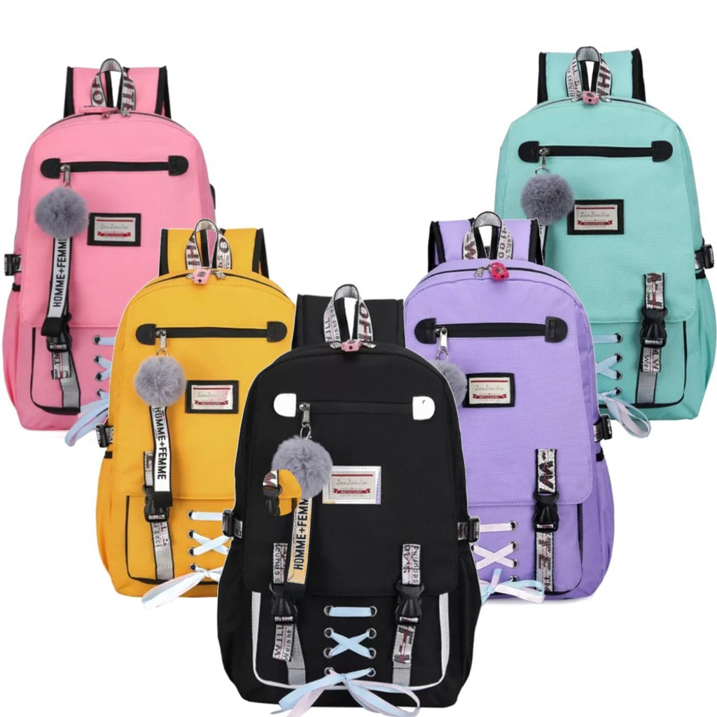 Tas Remaja Sekolah Ransel Untuk Anak Laki-laki Perempuan Utama Anak-anak Tas Kapasitas Besar-5