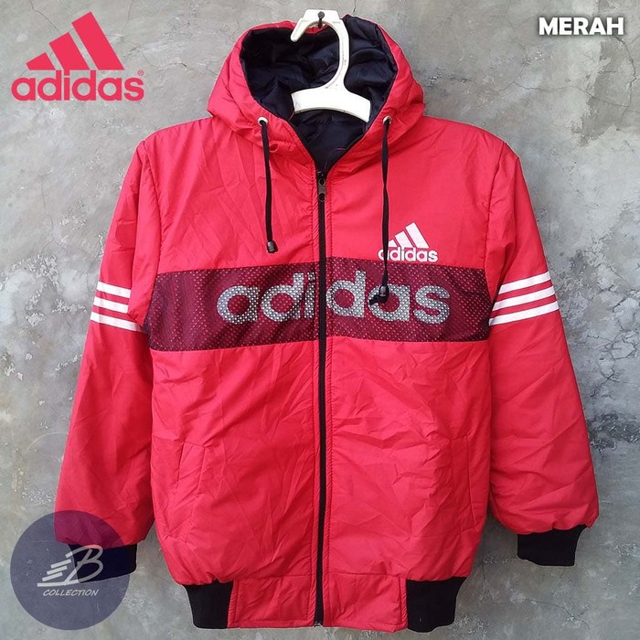 Solusi Jaket Adidas Anak Bahan Parasut Tebal Hoodie Ukuran Tanggung Merah Terlaris
