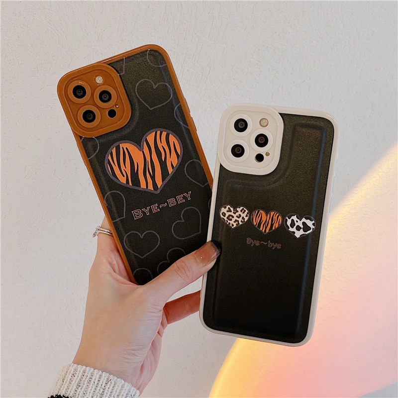 Case Motif Leopard Bahan Kulit Imitasi Tahan Banting Untuk Iphone 13 12 11 Pro Max 7 8 Plus X Xs Xr Xsmax