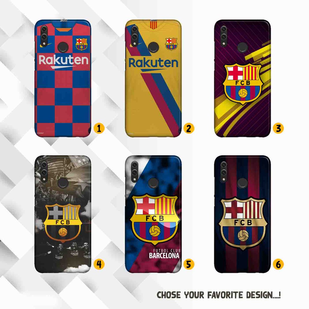 Premium Custom Case Huawei Honor 10 Lite Barcelona FC Casing Hardcase Full Print
