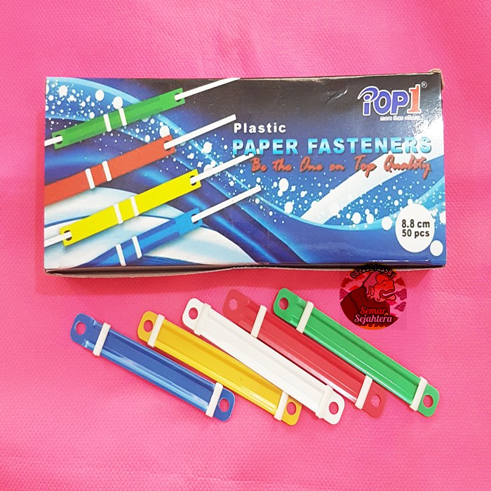 

[PAK] ACCO PAPER FASTENER WARNA ISI 50 SET POP1*