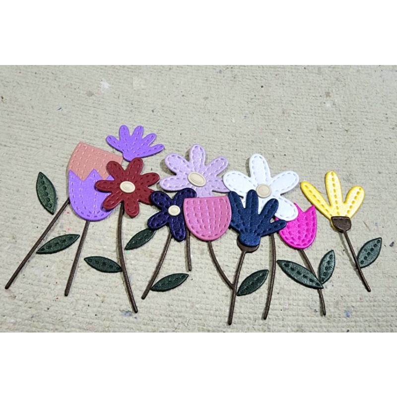 

Cutting Dies Stensil Buket Bunga Ver 3 for Journal, Greeting Card, Scrapbook.