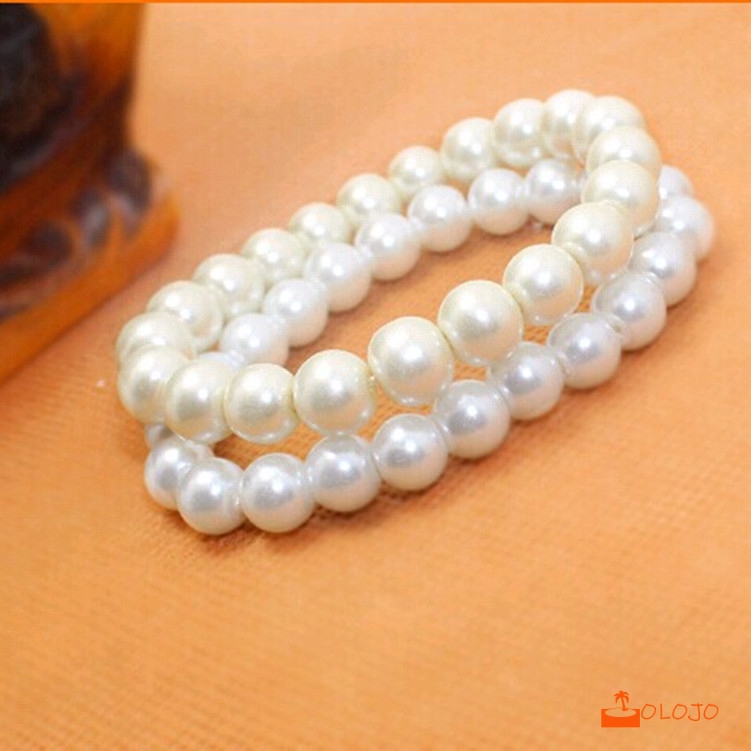 OLOJO  Gelang Mutiara Temperamen 8mm