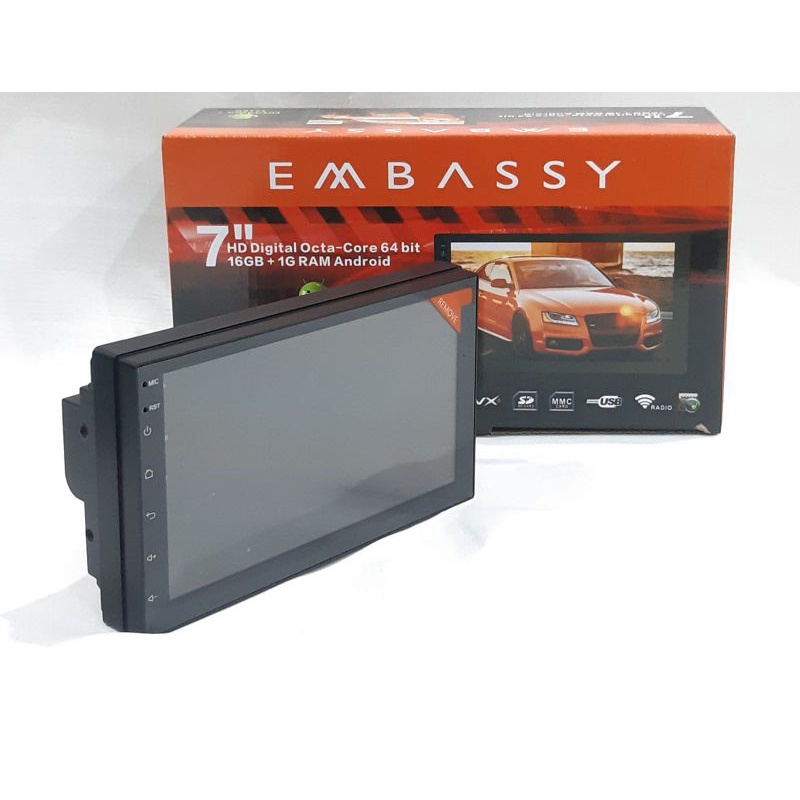 headunit Android 10 Embassy Platinum 7 inch