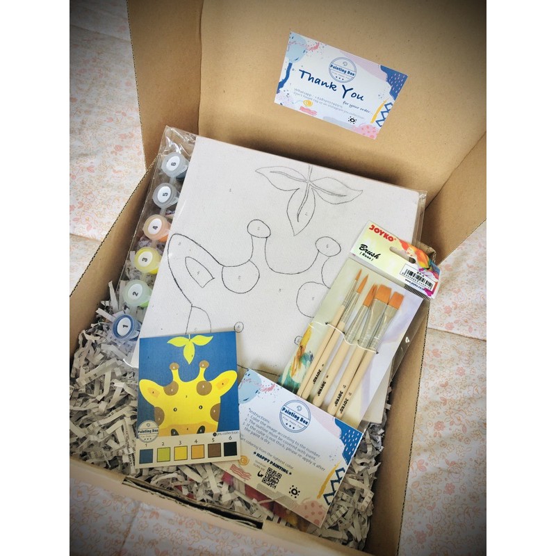 

Paint by number by Painting BOX I Painting Kit I Aktivitas melukis anak Termurah!!!