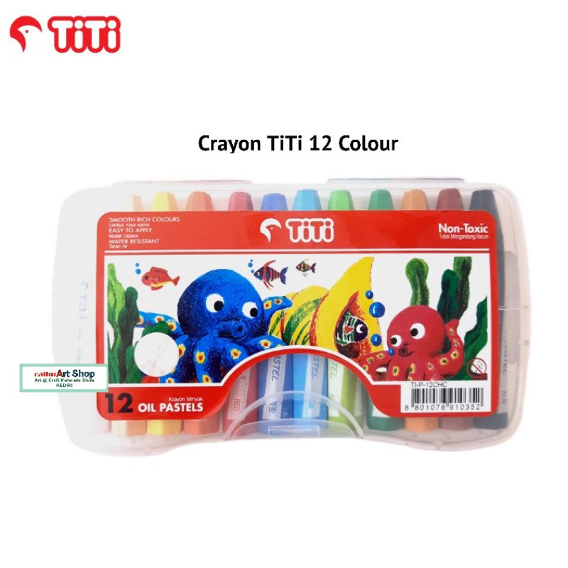 TERMURAH!!! Crayon Titi 12 warna