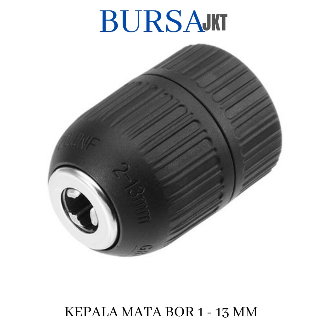 KEPALA BOR 1/2-20 UNF 2 -13 MM KEYLESS TANPA KUNCI DRILL CHUCK