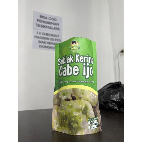 

KEMASAN IJO SEBLAK PUTIH / SEBLAKDINDA /BESTSELLER