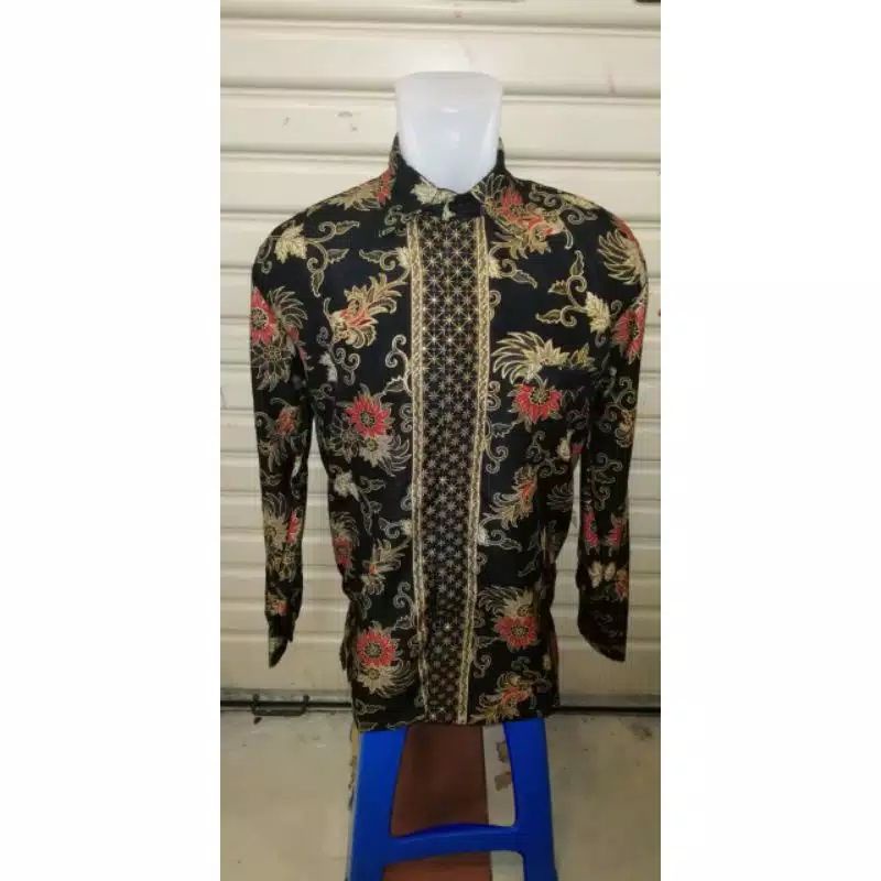 IndahKebaya | 50+ MOTIF / KEMEJA PANJANG PRIA / KEMEJA BATIK KEKINIAN / KEMEJA COUPLE KEBAYA / HITAM