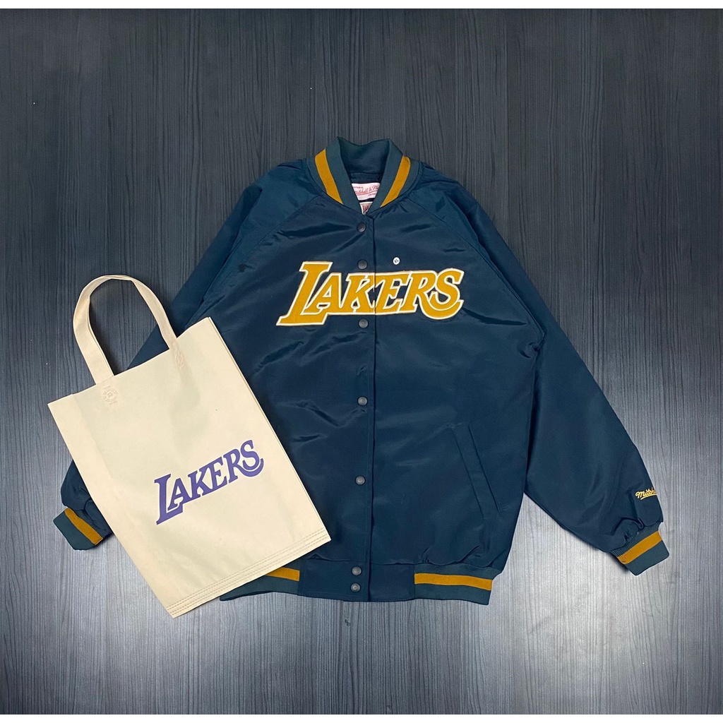 Jaket Bomber Varsity Lakers Nba