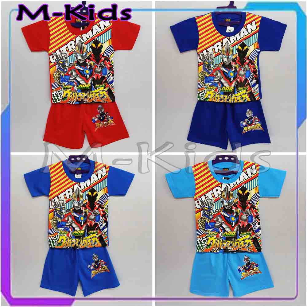 MKids88 - Baju Setelan Anak Laki-Laki Superhero ULTRAMAN