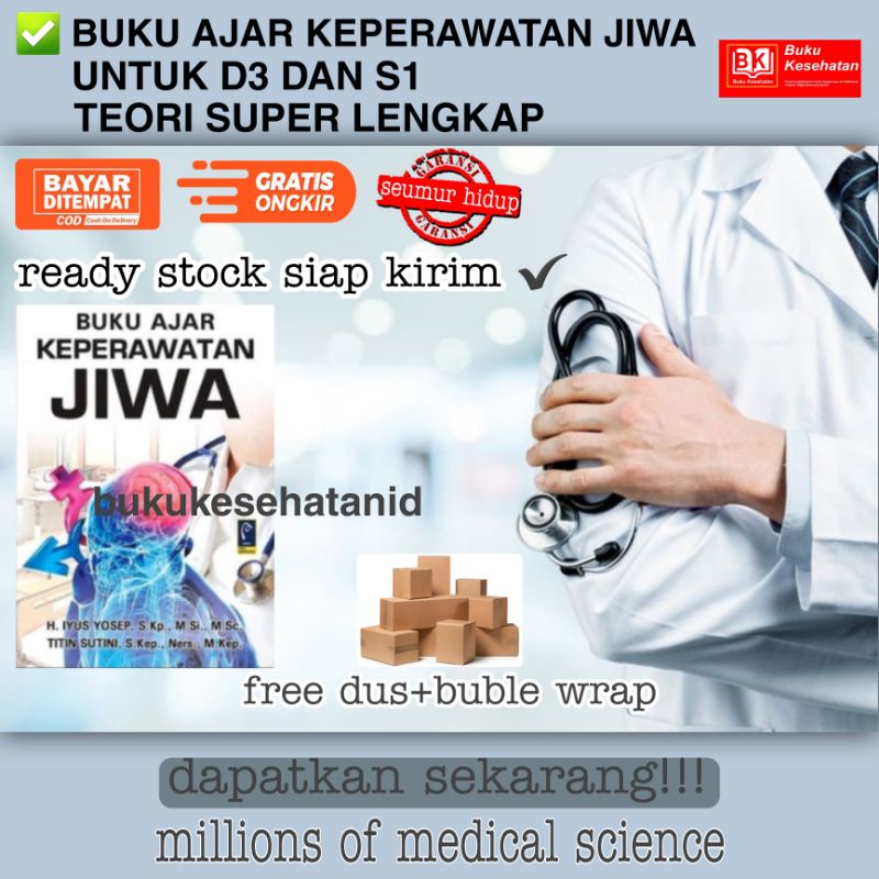 ORIGINAL BUKU AJAR KEPERAWATAN JIWA - UNTUK D3 DAN S1 pelengkap 3 BUKU PPNI KEPERAWATAN SDKI SIKI SL