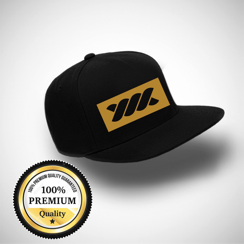 Topi Pria Original Store Jaya Snapback Distro Aksesoris Wadezig Kotak Gold Super Premium O0D6 Berkua