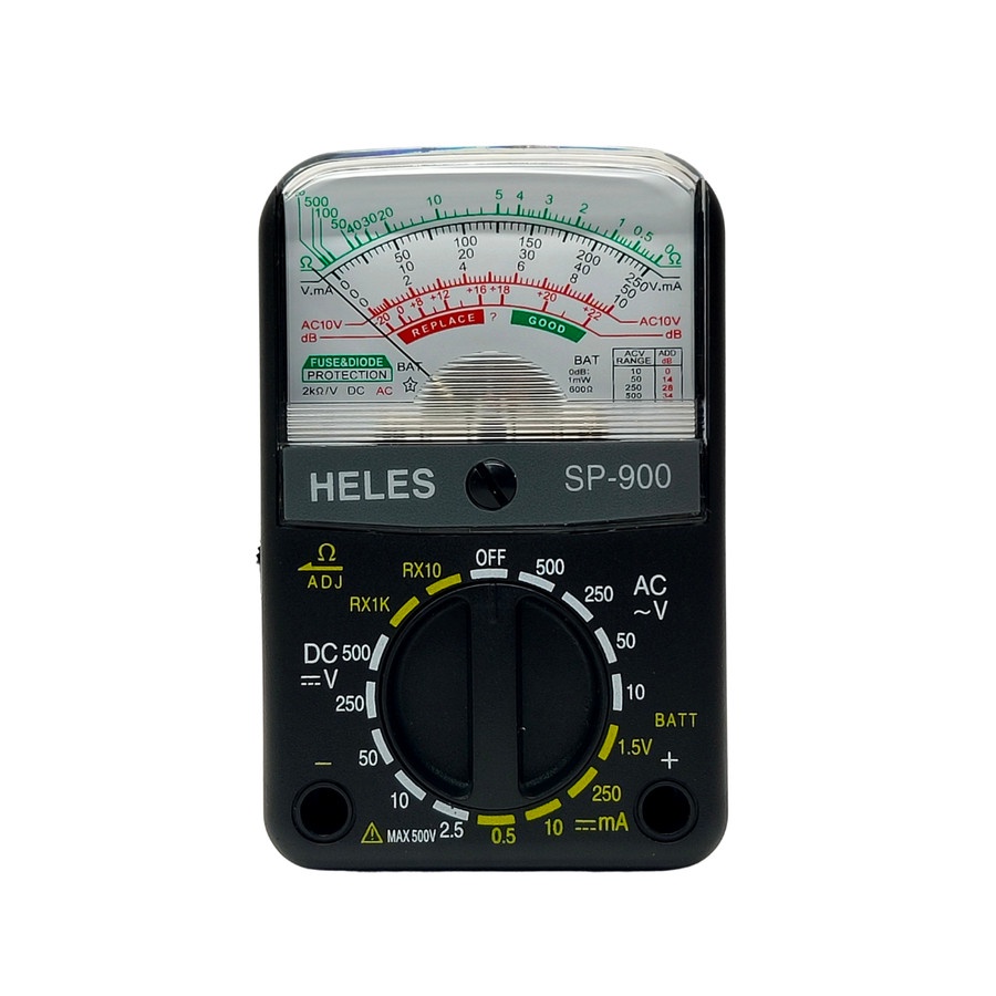 Multitester Heles SP900 Multimeter Analog SP-900 Tester Pocket Size Mini