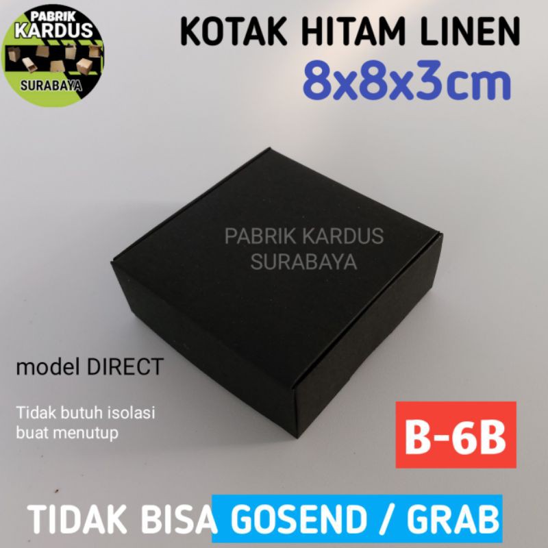 

ISI 36 KOTAK HITAM 8x8x3cm LINEN TEMPAT SOUVENIR PILLOW BOX KARDUS BUNGKUS KADO