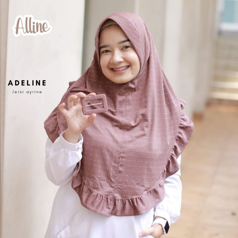 [Ori Nael]••NAUMI/ADELINE DEWASA CARISSA••hijab instan Jersey ayrine••jilbab instan