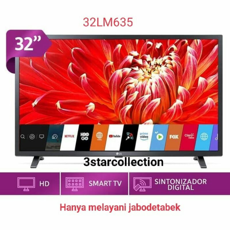 LED Smart TV LG 32inch 32LM635 / LED TV LG 32inch / garansi resmi