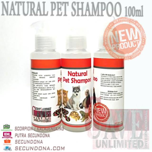 Shampo Sampo Natural Hewan Pet Anjing Kucing Mamalia Reptile
