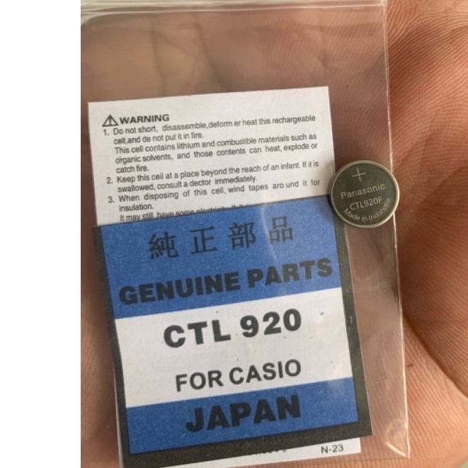 Baterai jam tangan solar Ctl 920