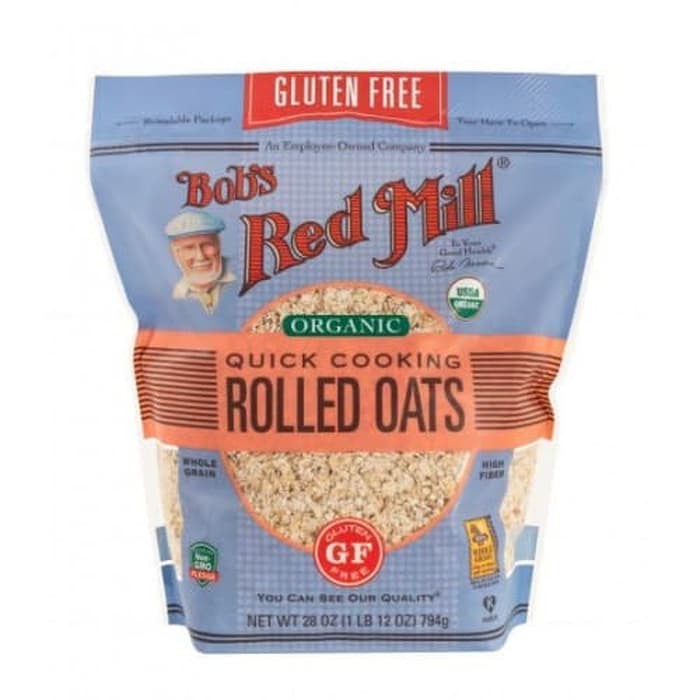 

Bob's Red Mill- Gluten Free Organic Quick Cooking Rolled Oats 794g