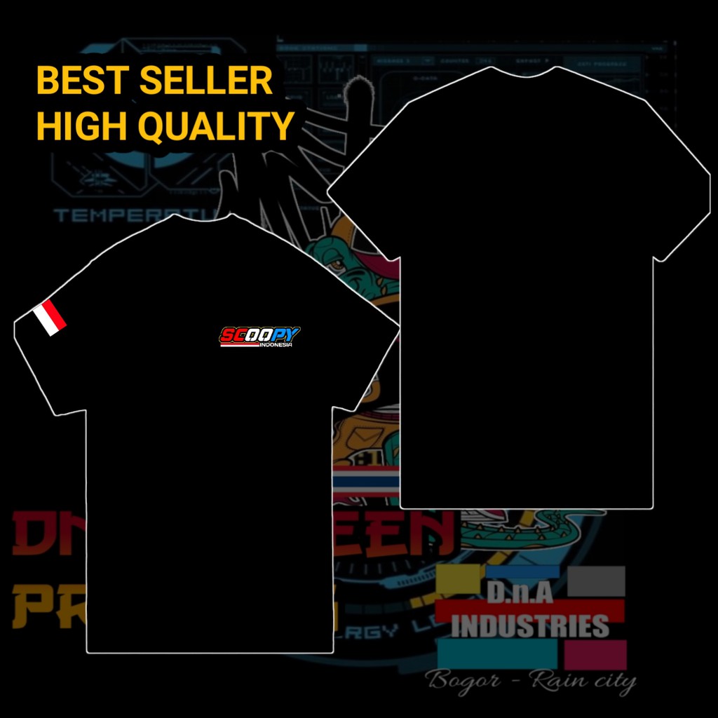Kaos Motor Scoopy Scopy Modifikasi Pakaian Atasan Pria Baju Distro