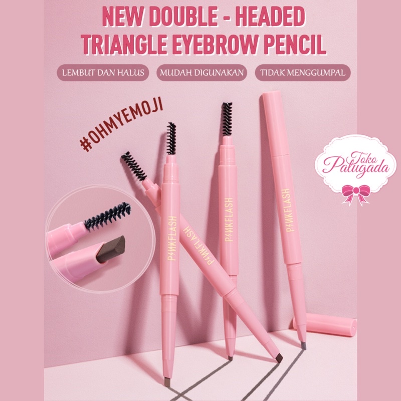 [BISA COD] PINKFLASH Waterproof Auto Eyebrow Pencil