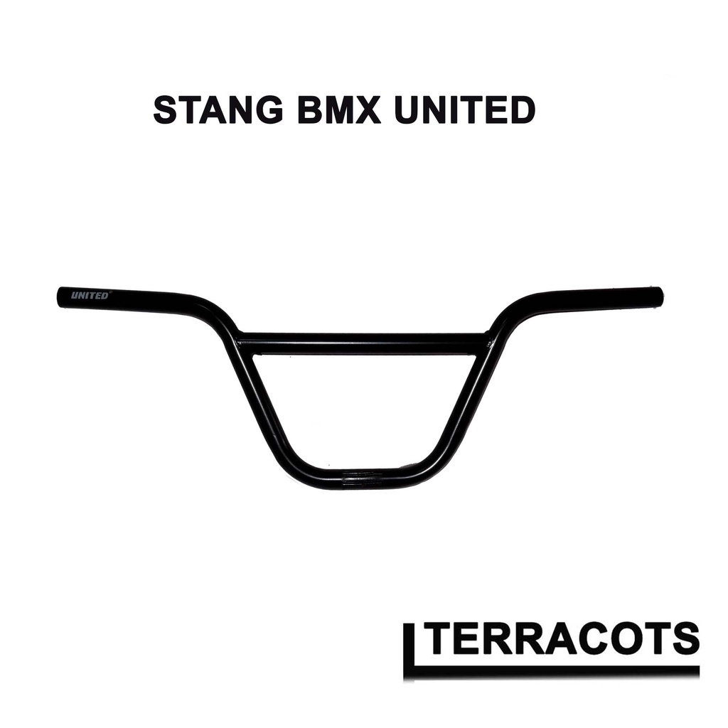 Handlebar Stang Sepeda BMX Bahan Besi United Panjang Stir Sepeda BMX